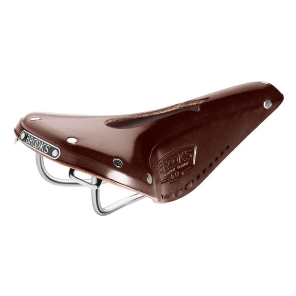 Brooks B17 Narrow Carved Brown