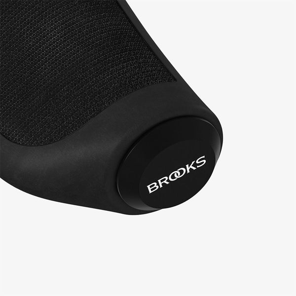 Chwyty Brooks Ergonomic Rubber Grips 130/100 Black