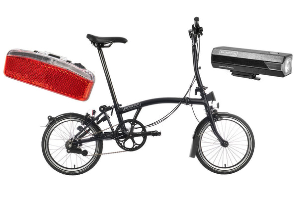 Brompton Black Edition C Line M6L Black + Oświetlenie