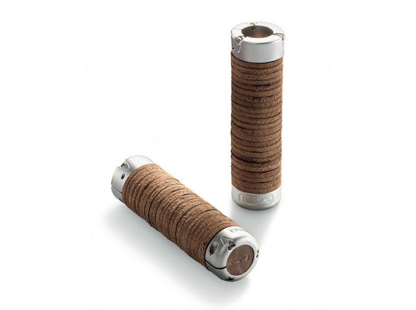 Chwyty Plump Leather Grips Brown
