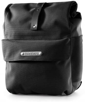 Brooks Norfolk Front Travel Panniers with Roll Top Black /Black