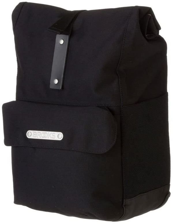 Brooks Norfolk Front Travel Panniers with Roll Top Black /Black